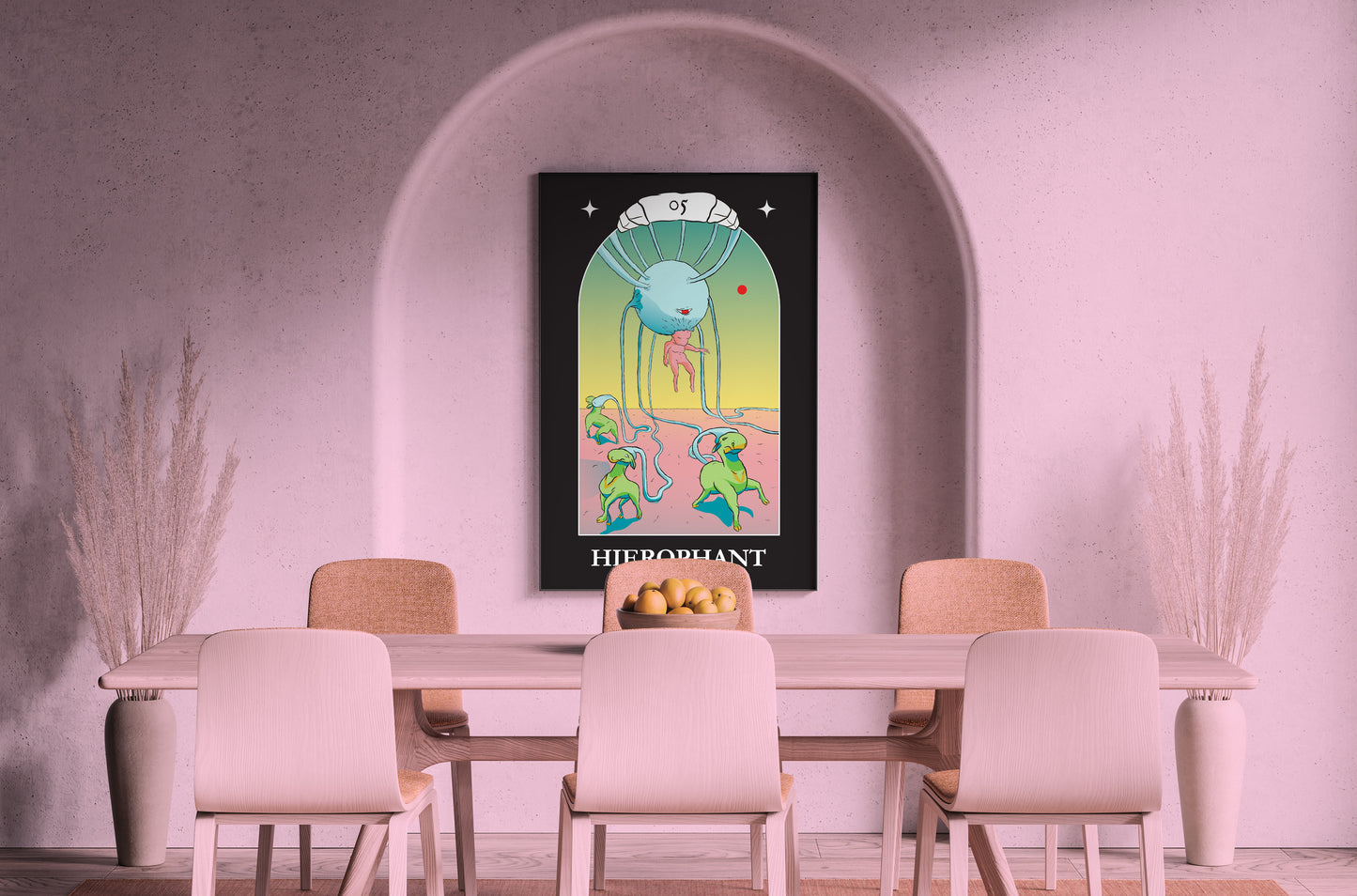 05 Hierophant - Ego's Menagerie - Wall Print