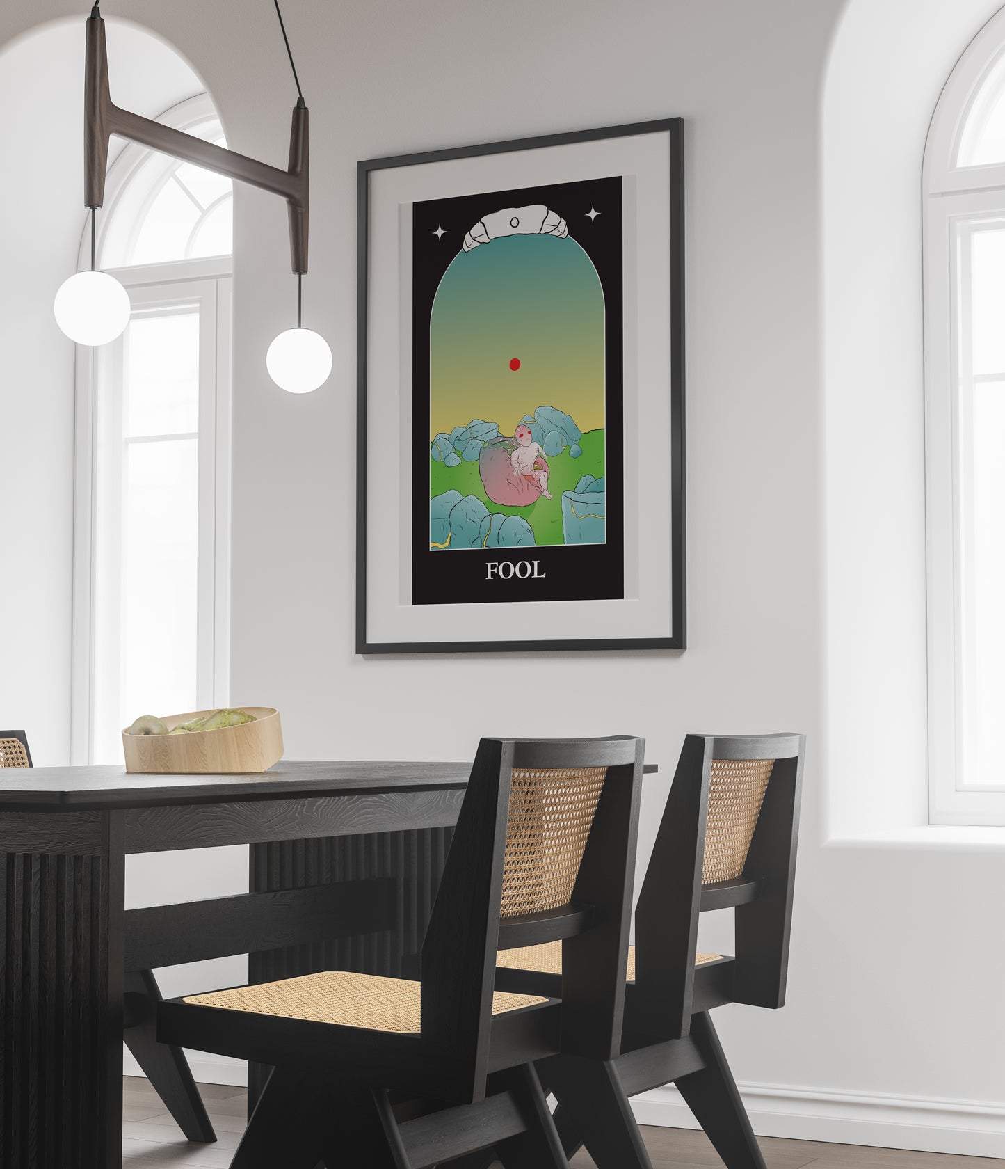 0 Fool - Ego's Menagerie - Wall Print