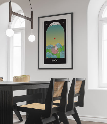 0 Fool - Ego's Menagerie - Wall Print